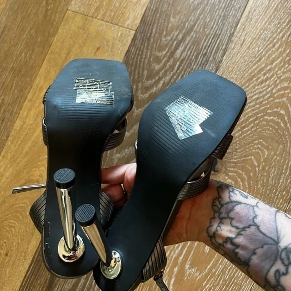 Journee Collection Womens Annett Tru
Comfort Foam Mid Heel Open Toe Pumps - Picture 9 of 12